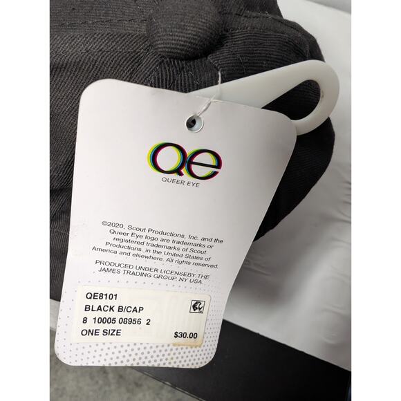 Queer Eye Men's Human Hat Black Rainbow - Picture 4 of 4